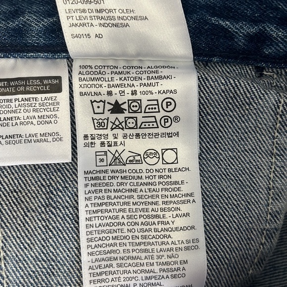 Levi’s Gusset Taper Jeans in Tropical Hibiscus Size 31x30 NWT - Picture 9 of 9